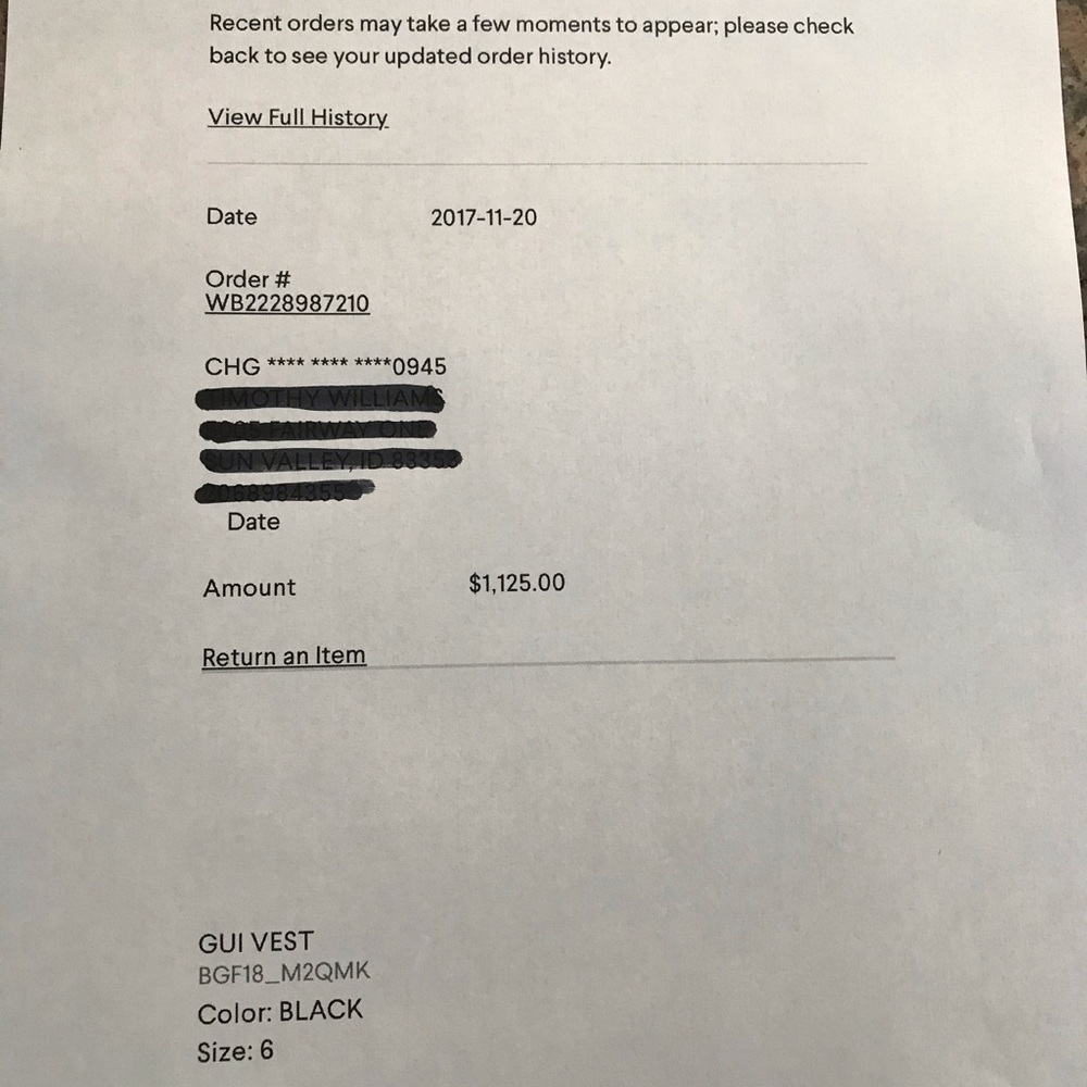 Moncler Mens Vest  ‘GUI’ Black Size 6 - Picture 8 of 8